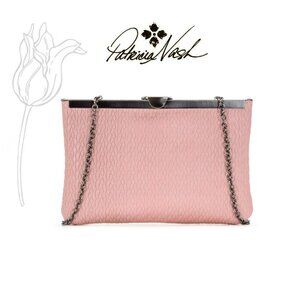 Patricia Nash Twisted Woven Embossed Asher Frame Clutch